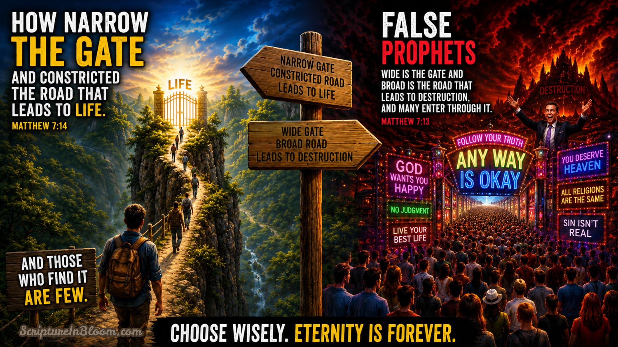 The Narrow Gate: Choosing the Way That Leads to Life
