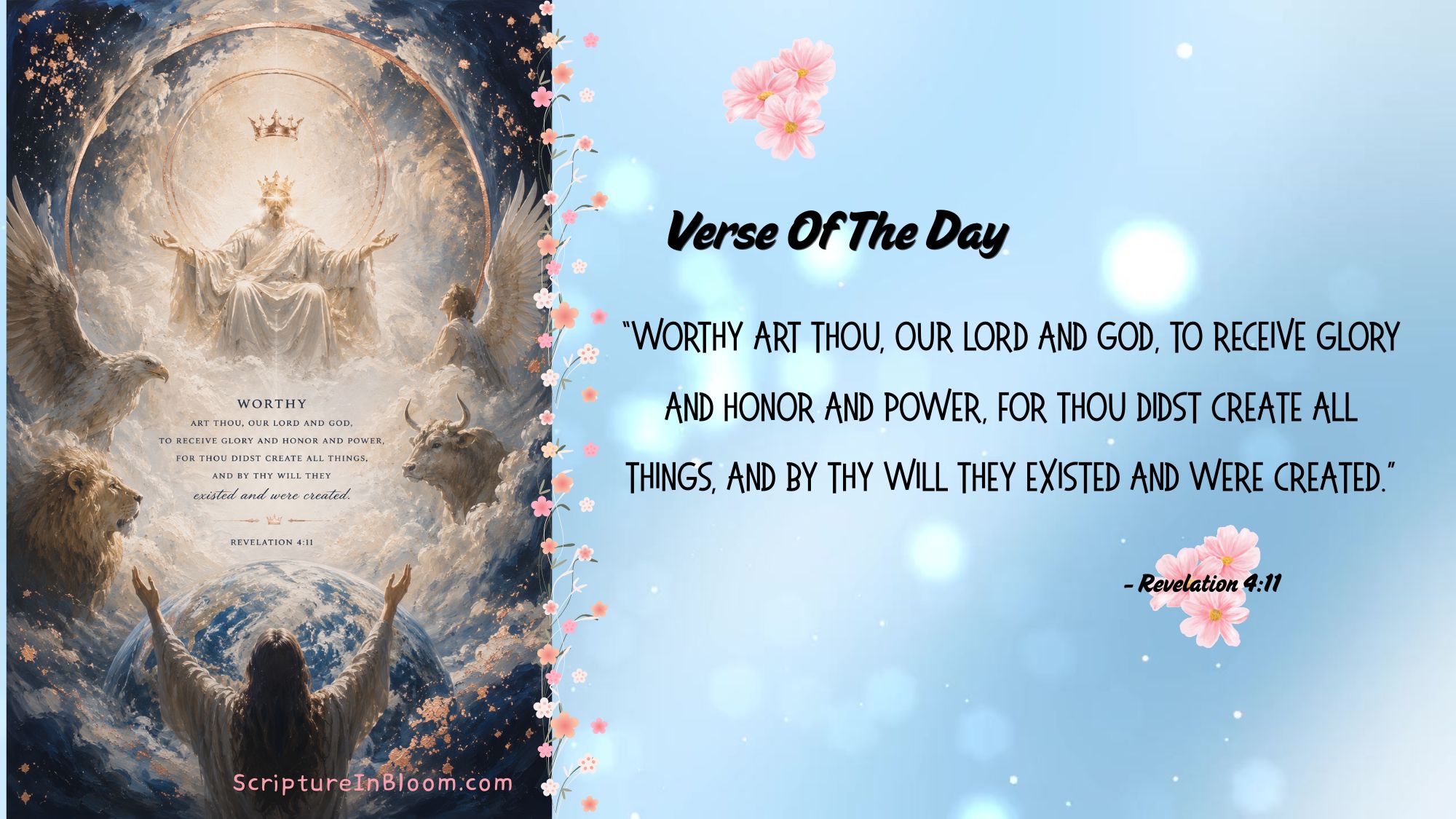 All Creation Gives Glory to God: A Reflection on Revelation 4:11